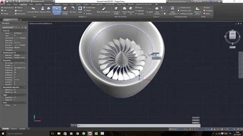 Jet Engine Drawing