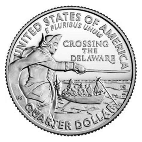 George Washington Crossing the Delaware Quarter | Coins of America