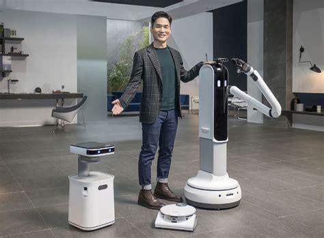 Samsung showcased smart household assistant robots to make everyday life easier