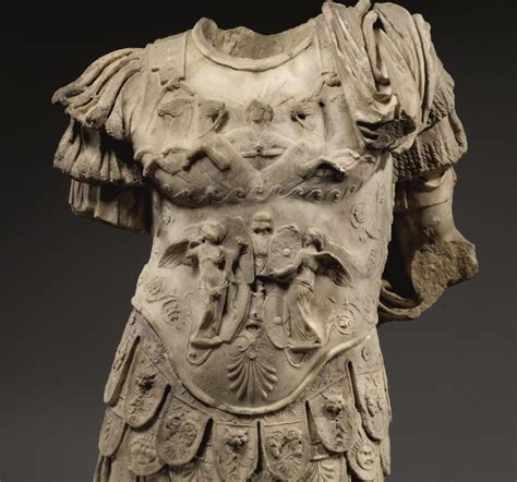 marmarinos:Detail of a torso of a Roman emperor of the Julio-Claudian dynasty, dated to the 1st ...