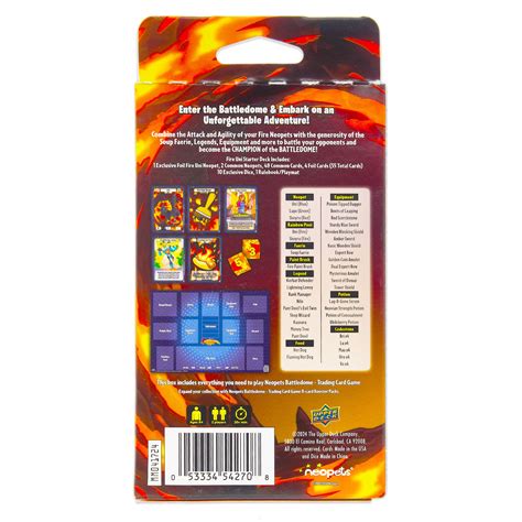 Neopets Battledome Trading Card Game – Fire Uni Starter Deck – Neopets Shop