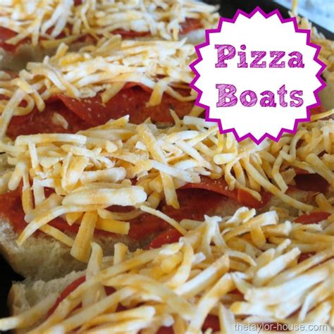 How to Make Simple Yummy Pizza Boats | The Taylor House