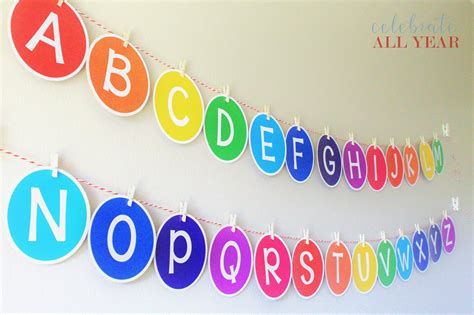 Printable Classroom Alphabet Banner - Etsy | Preschool classroom decor, Kindergarten classroom ...