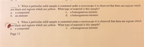 Solved 3. When a particular solid sample is examined under a | Chegg.com