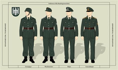 West German Federal Border Guard Uniforms by Tygkompaniet on DeviantArt