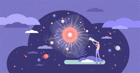 The Big Bang Theory Birth Of The Universe Diagrams Stock Illustration - Illustration of matter ...