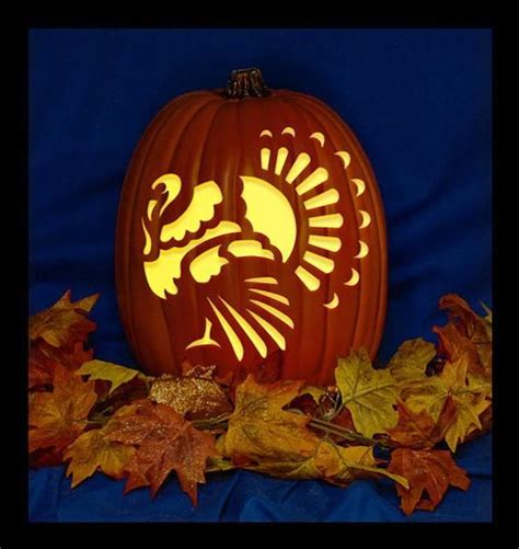 Timeless Turkey - Exquisitely Handcrafted on a Foam Pumpkin