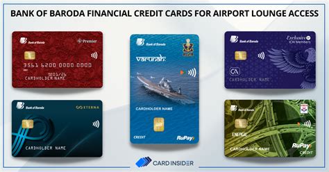 Bank Of Baroda Financial Credit Cards For Airport Lounge Access