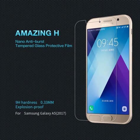 sFor Samsung Galaxy A5 2017 Tempered Glass Nillkin Amazing H&H+Pro Screen Protector for Samsung ...