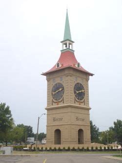 Berne, Indiana built this scale replica of the clock tower in Bern, Switzerland. #berneindiana ...