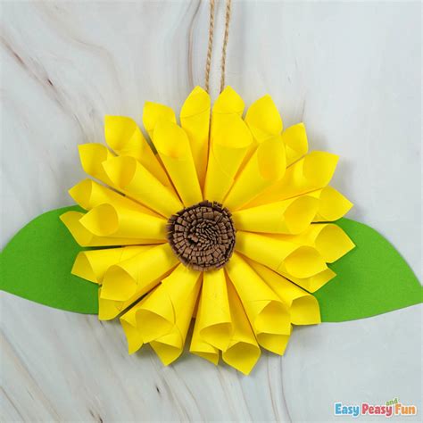 16+ Paper Crafts Sunflower - AirlieTylar