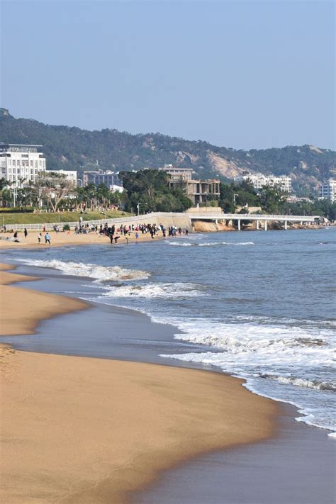 Walking along the long seashore in Xiamen, China. | China city, Xiamen ...