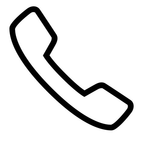 Phone Png Transparent Images All White Phone Icon - Clip Art Library