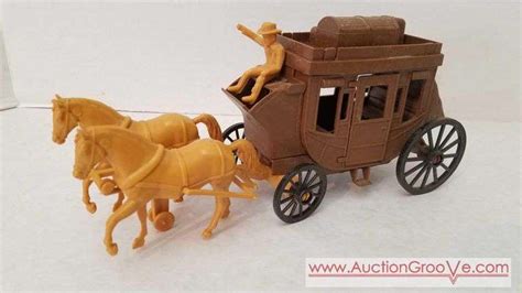 Stagecoach by Processed Plastic Company Montgomery Illinois, #7665. Toy hasn't been played with ...