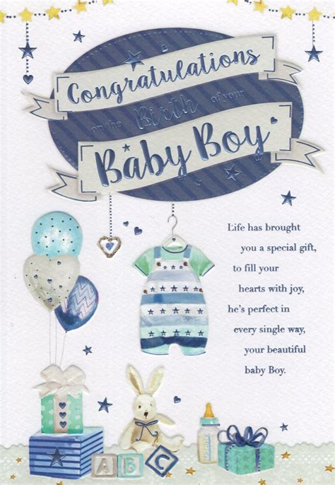 Baby Boy - Congratulations on the Birth of your Baby Boy