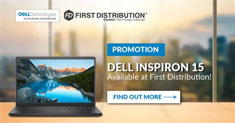 First Distribution on LinkedIn: Feel the power with the Dell Inspiron 15 now on promotion!