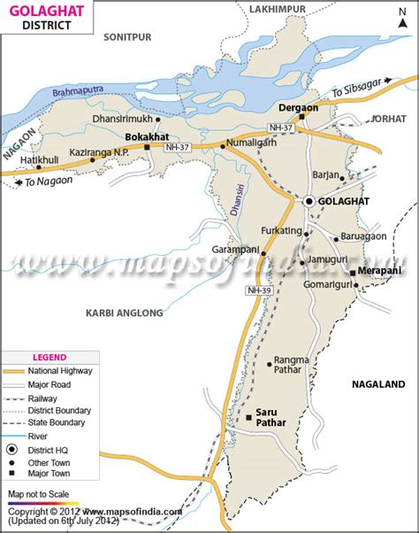 Golaghat District Map