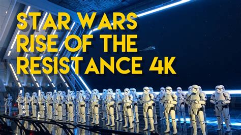 Star Wars Rise of the Resistance 4K POV - YouTube