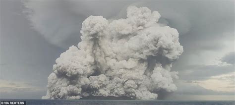 Tonga tsunami: Photos reveal devastation of volcano eruption in South ...