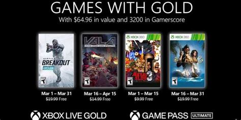 The Two Things Xbox Games With Gold Should Have To Stay Relevant