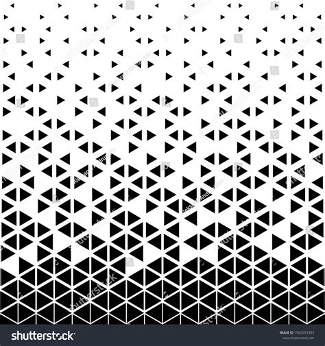 Abstract Triangular Background Black White Geometric Stock Vector ...