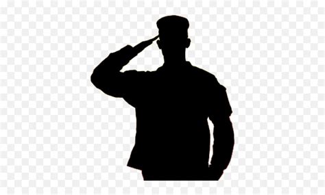 Salute Png And Vectors For Free - Silhouette Veteran Saluting Emoji,Military Salute Emoji - free ...