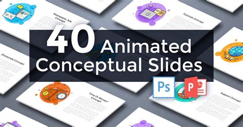 40 diapositivas conceptuales animadas para Powerpoint p.2, Plantillas de presentación - Envato ...