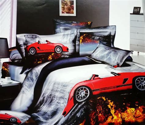 Full Size Cars Bed Set : Race Car Bedding Full Size Twin Bed Cars Set Boys In A Bag B Home ...