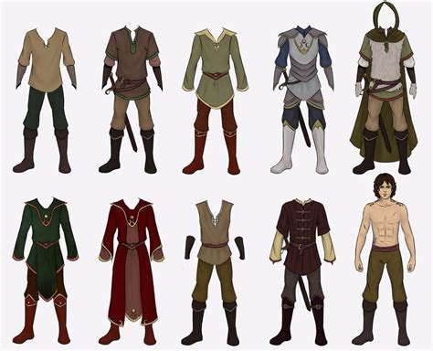 for male character design | Fantasy clothing, Male fantasy clothing, Medieval clothing