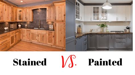 Painted Vs Stained Kitchen Cabinets Pros Cons 55 Housing Options