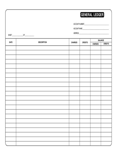 Ledger Book Template Database