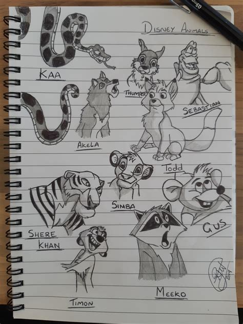 Disney Animals Drawing