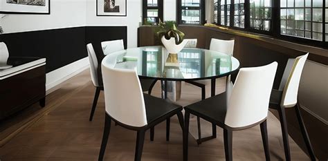 Modern dining table with glass top | Beautiful Homes