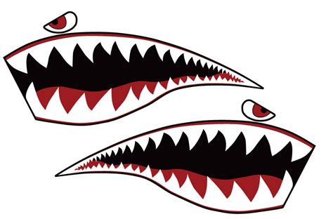 Warhawk Window Decal Sticker 12" X 6"