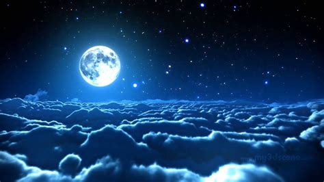 #cielo #estratosfera #estrellas #luna #naturaleza #nubes #1080P # ...