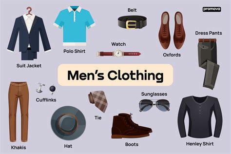 Vocabulary Of Mens Clothing With Definitions