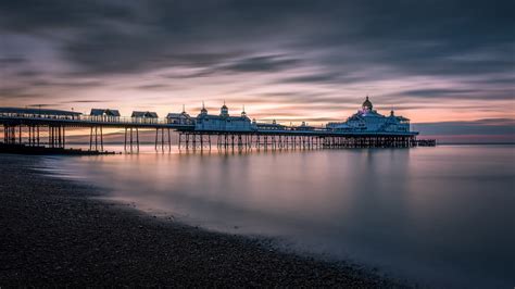 Beach Coast Eastbourne England Pier HD Nature Wallpapers | HD Wallpapers | ID #69780