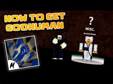 HOW TO GET GODHUMAN (BLOX FRUITS) || EASY GUIDE || ANCIENT MONK - YouTube