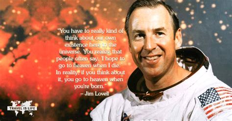 Astronaut Jim Lovell Quote - Travel is Life