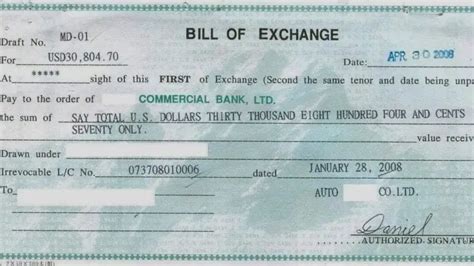 International Bill of Exchange (IBOE in Finance) | Bank Instrument ...