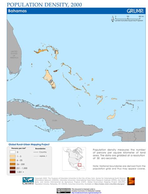 Bahamas: Population Density, 2000 | Population density measu… | Flickr