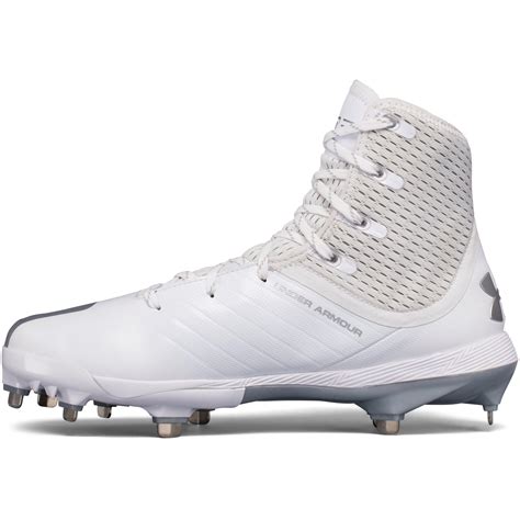 Under Armour Synthetic Men's Ua Highlight Yard Diamondtips Baseball Cleats in White/ (White) for ...