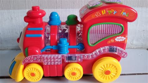 Choo Choo Train Fun Toy-Mini's Lovely Locomotive with Wonderful Music and Light- Toy Cars - YouTube