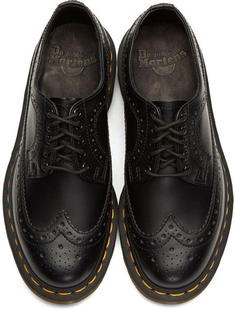 Dr. Martens - Black 3989 Wingtip Brogues #docmartensoutfits | Dress shoes men, Prom shoes, Dr ...