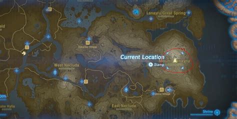 Naydra Farosh Dinraal Dragons Locations: Breath of the Wild