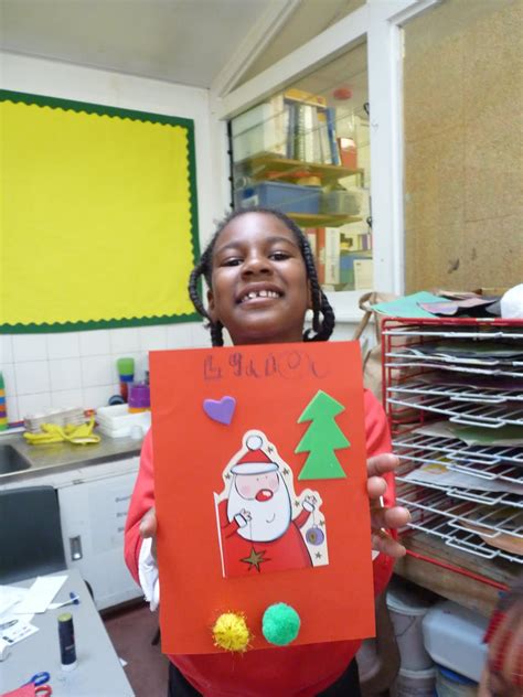 Art Projects @ Bellenden Primary School: Collaged Christmas cards Year 2