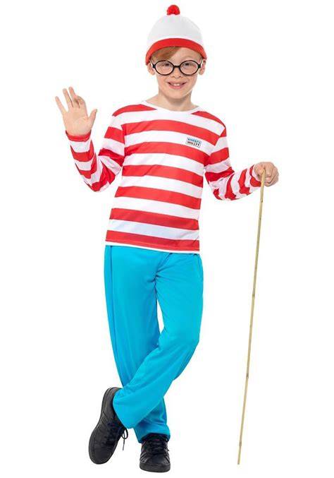 Where's Wally? Wally Costume for Boys