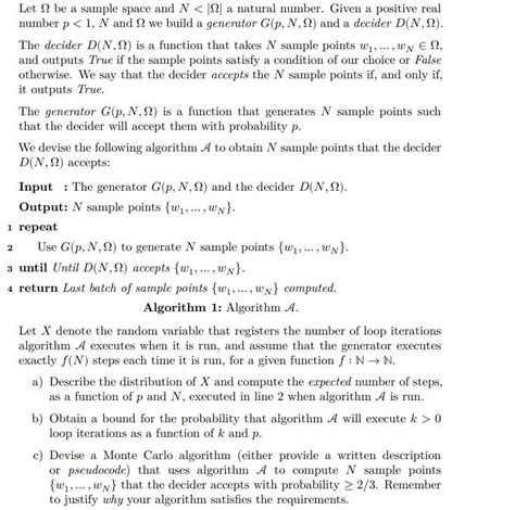 Solved 2 Let N be a sample space and N