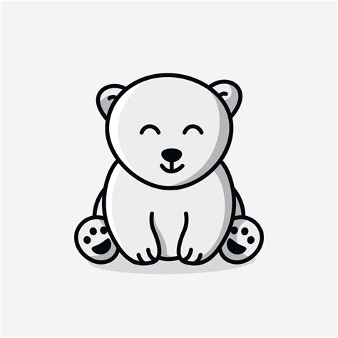 Illustration vector graphic of Baby Polar Bear 5269428 Vector Art at ...