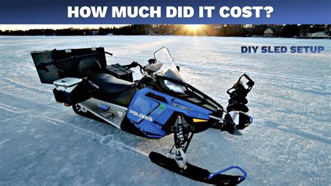 My Snowmobile Ice Fishing Setup: Prices & Breakdown - YouTube